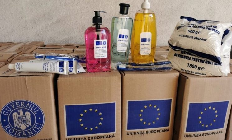 Acordarea de pachete cu produse de igienă în cadrul POAD 2018-2020